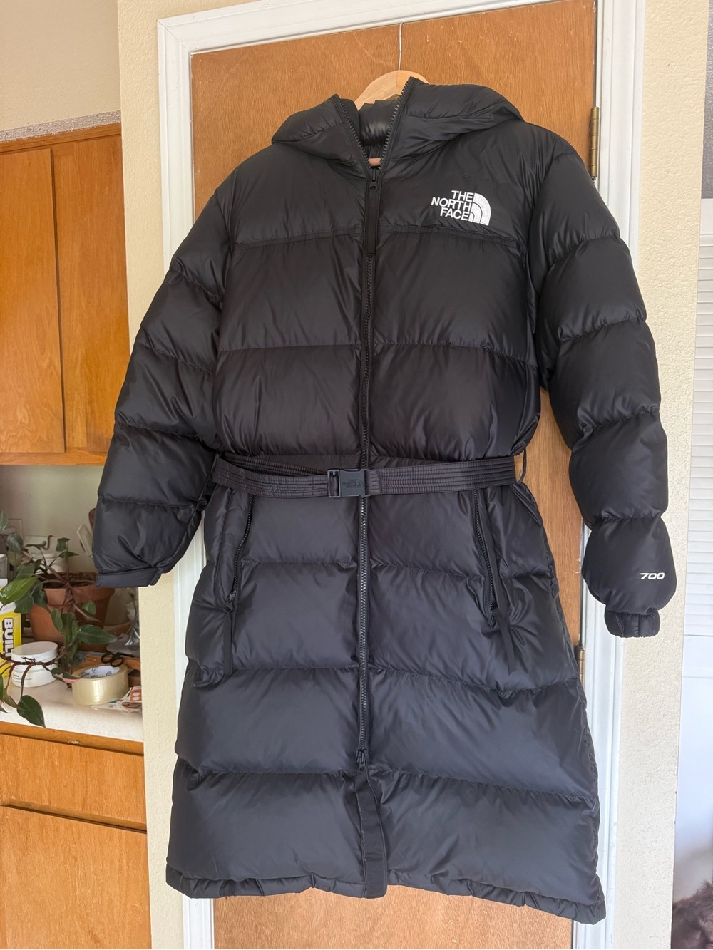The North Face Nuptse Belted Long Women’s Down Parka